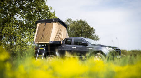 En pick-up en pleine nature !