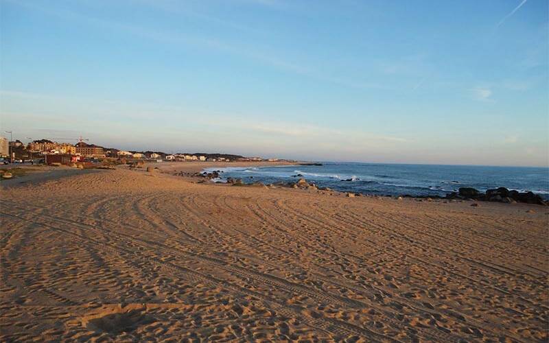 Photo plage près de Porto au Portugal